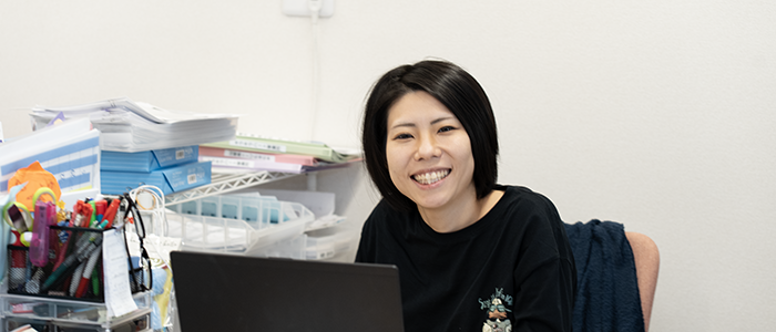 訪問介護スタッフの方が笑顔の写真