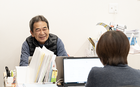 障がい者相談支援専門員の方の写真